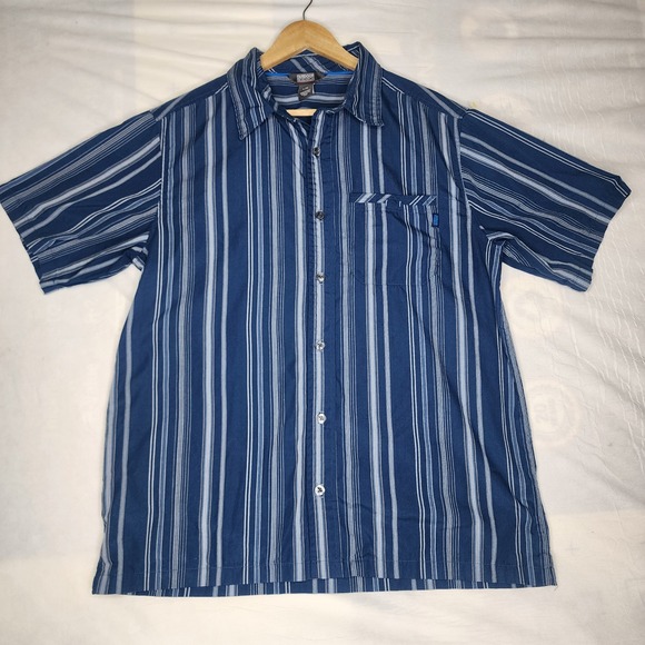 Outdoor Research Other - Outdoor Research Striped Button Up Shirt DriRelease Casual Mens Large Hiking‎